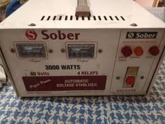 sober stablizer automatic voltage 4 relays  working m hain 0