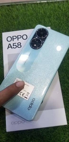 Oppo A58 Blue Color 6