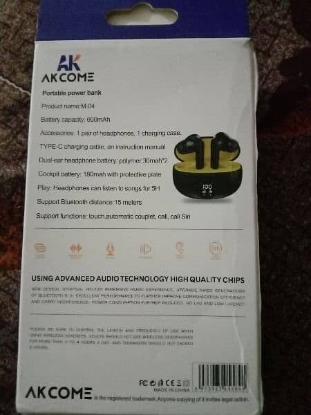 AKCOM wireless earbuds 1