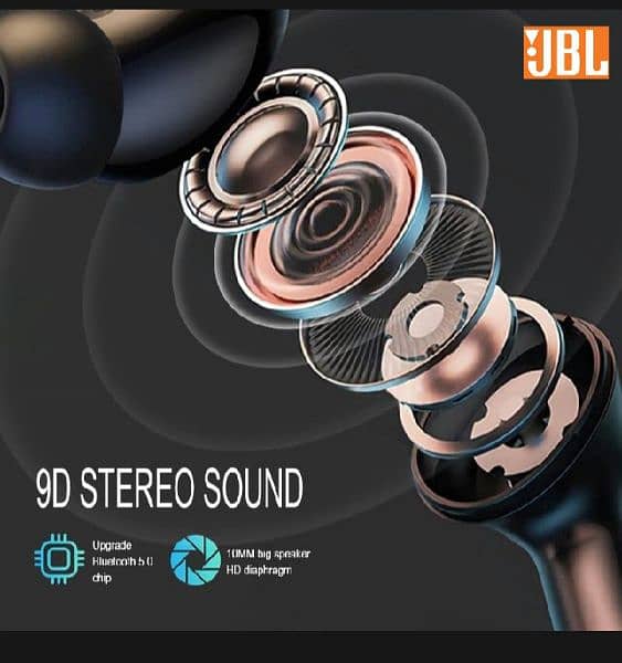 JBL 4th Generation Bluetooth Wireless Earbuds With Microphone earbuds 4