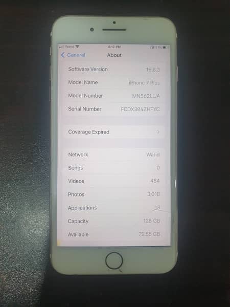 iPhone 7 Plus 128 GB PTA Approved 3