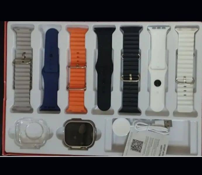 $100 Smart ultra watch 7 in 1 strap series 9 49mm Super Display 1