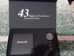 Sveston Watch in Black