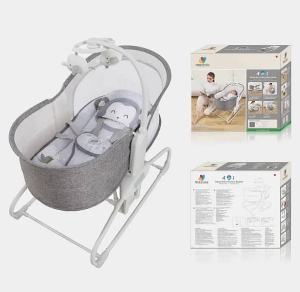 MASTELA 4 IN 1 MULTI FUNCTIONAL SWING/BASSINET 5