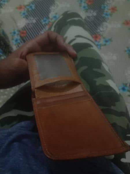 Hand stiched simple wallet. 4