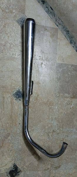 original honda 125 chrome silencer zero meter 4