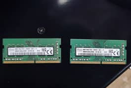 2 x 8GB DDR-4 Rams (16GB) 0