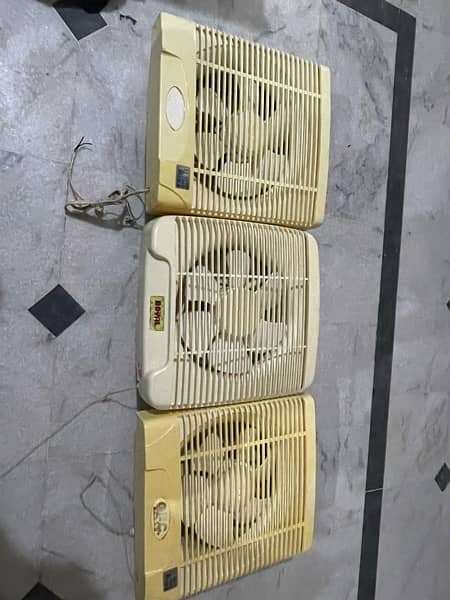 3 room exhaust fans. 6