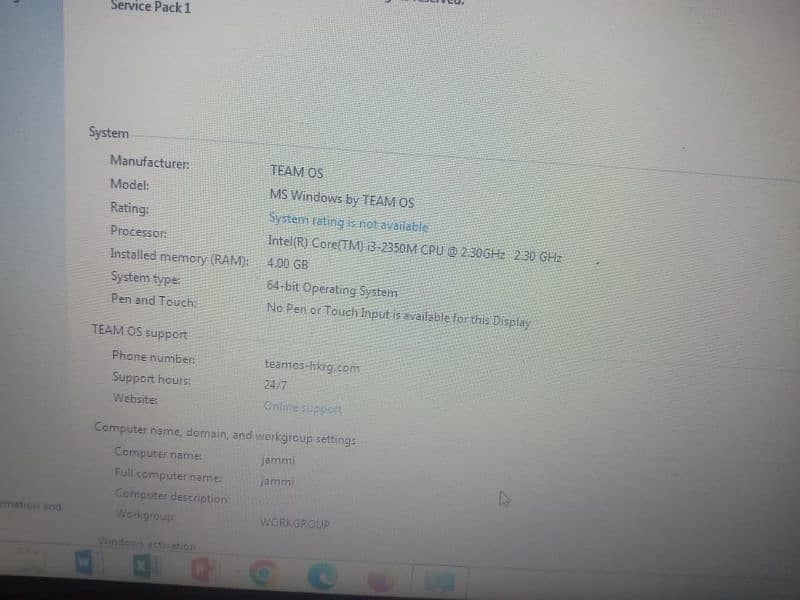 Laptop Hp i3 4