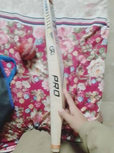 CA PRO 1.3 HARD BALL BAT WITH ONE NEW HARD BALL 4