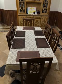 Dining Table with 6 chairs