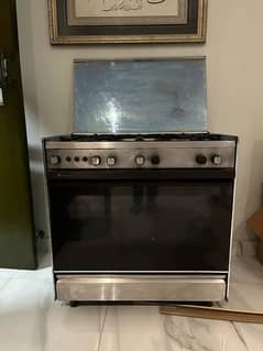 Nas Gas 5 burner kitchen stove with built in oven