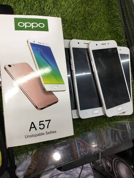 oppo a57  4/64 new mobile with box price only 12000/- 8