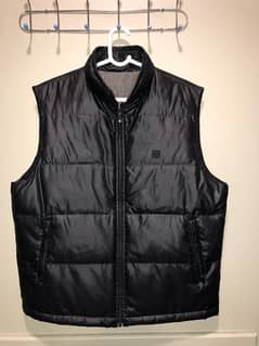 Branded Puffer Vest Jacket