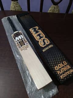 Brand New MB Malik MBS gold platinum edition hard ball cricket bat