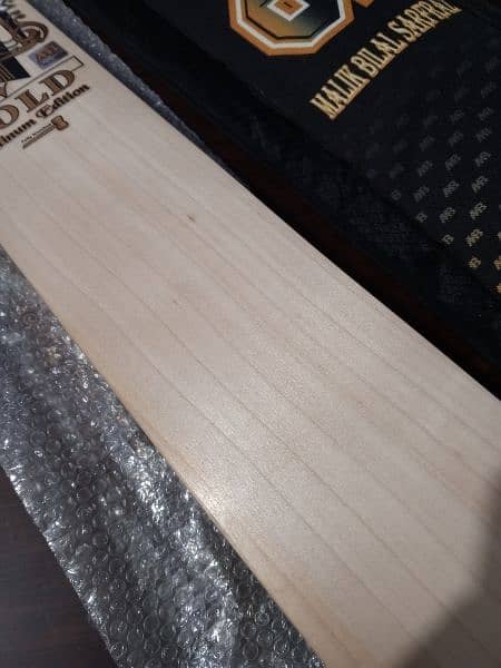 Brand New MB Malik MBS gold platinum edition hard ball cricket bat 2