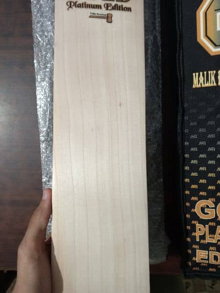 Brand New MB Malik MBS gold platinum edition hard ball cricket bat 11