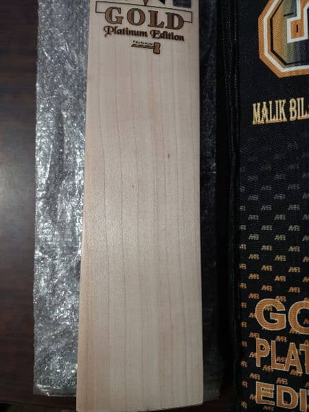 Brand New MB Malik MBS gold platinum edition hard ball cricket bat 13