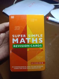 super simple maths revision card