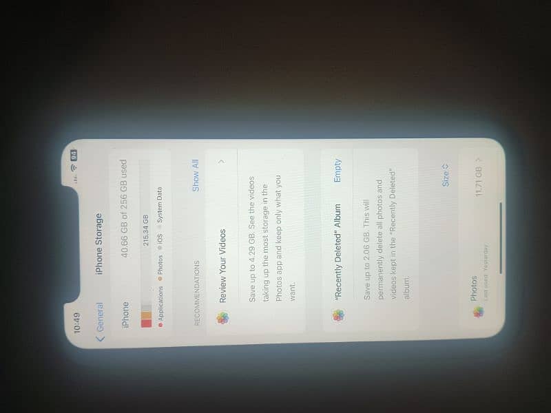 Iphone XR 256gb water pack 4