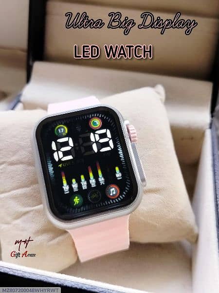 Unisex Quartz Display LED New Watch. Free Delivery 1