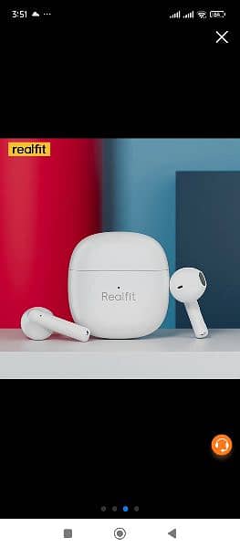 RealFit Wireless Earphones Brand New Box Pack 1