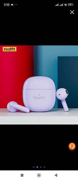 RealFit Wireless Earphones Brand New Box Pack 2