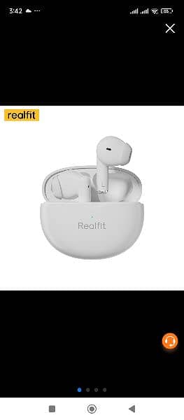 RealFit Wireless Earphones Brand New Box Pack 9