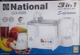 3 in 1 Multipurpose National Electric Juicer Blender