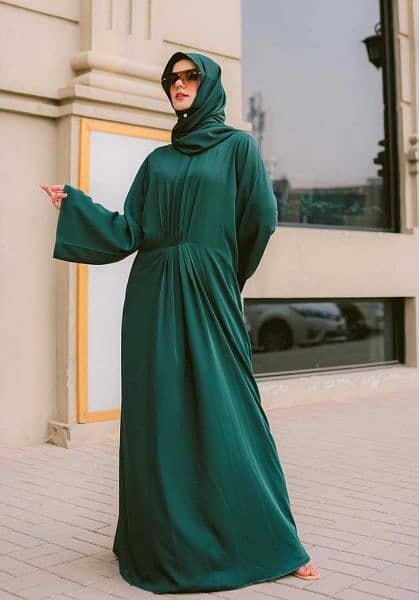 The green Royal Abaya 3