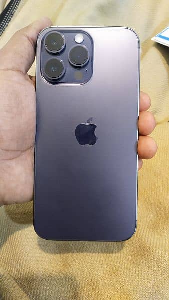 Original iphone 14 pro max deep purple available 8