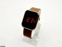 men's casual digital watch