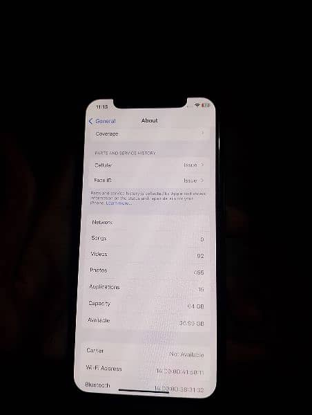 iphone X urgent sale 5