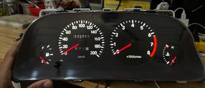 indus corolla rpm speedometer