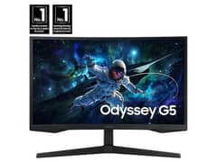 Samsung Odyssey G5 27inch 165hz 2k Curved monitor 0