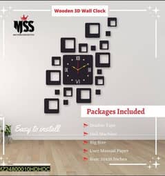 *Product Name*: Analog Stylish Wooden Wall Clock
*