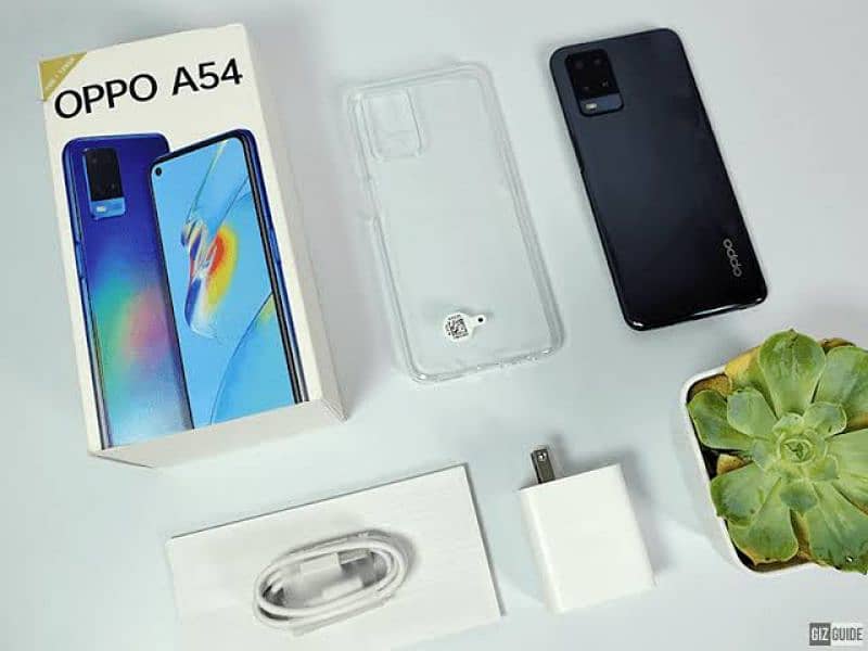 OPPO A54      4/128 gb.   with box and charging cable type C 1