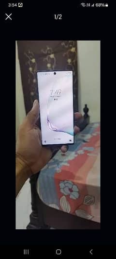 SAMSUNG NOTE 10 5G  12.256GB SINGLE SIM PTA APPROVE 03281010987