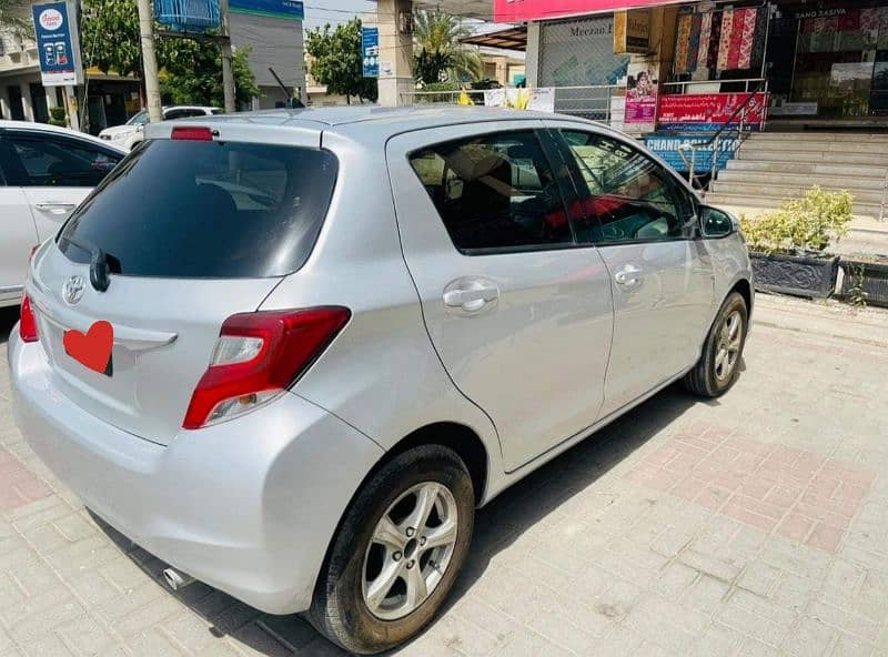 Toyota Vitz 2015 model spider shape geniune condition family use car 4