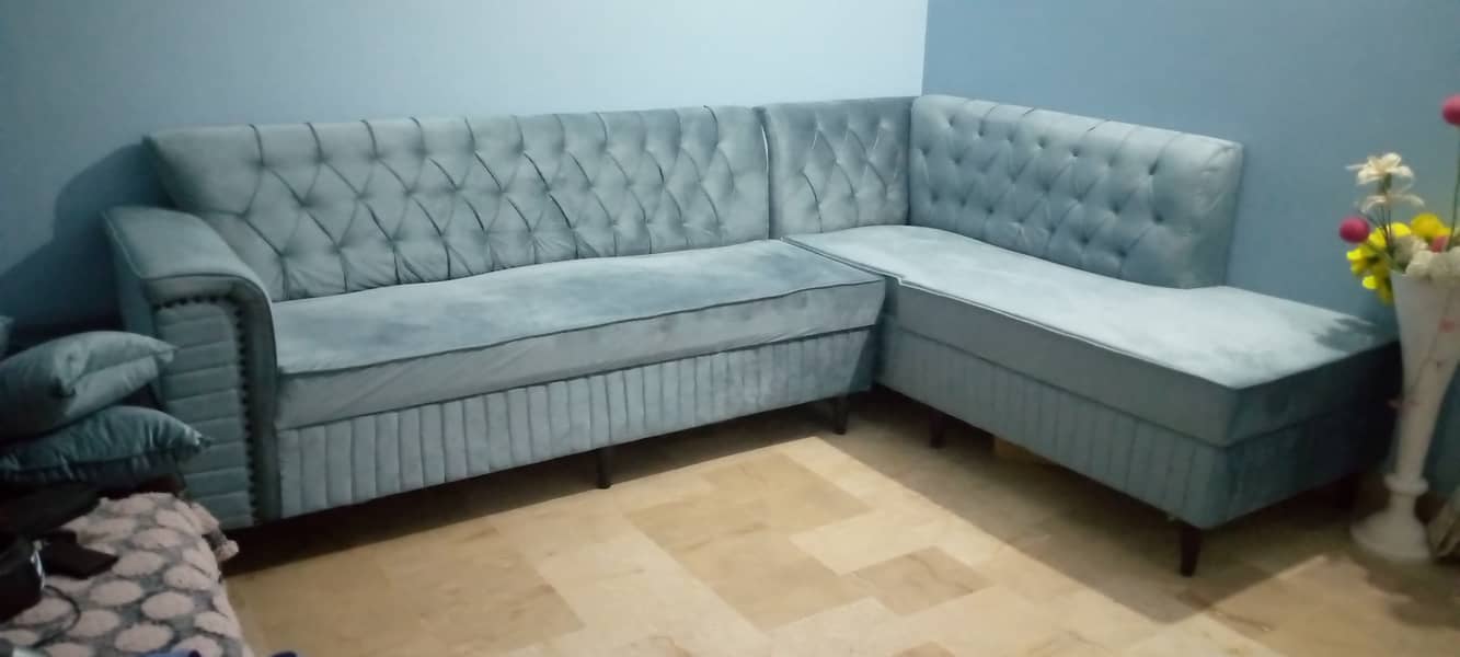 L shaped Sofa set 4