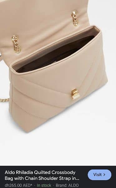 ALDO BRANDED SHOULDER BAG/CROSS BODY 2