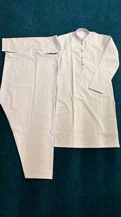 KURTA SHALWAR KAMEEZ WHITE BEST MATERIAL ESPECIALLY FOR MADARSA