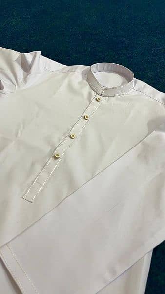 KURTA SHALWAR KAMEEZ WHITE BEST MATERIAL ESPECIALLY FOR MADARSA 5