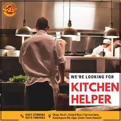 KITCHEN HELPER & DELIVERY BOYS