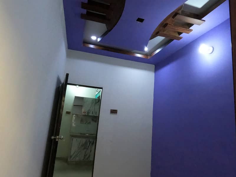 New Flat For Sale 2 bed room 1st Floor at 31 B korangi 14