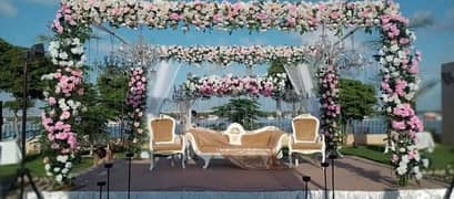 Wedding flowers & Artificial Decoration / Mayo /Mehndi /Barat /Valima