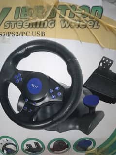 Gaming wheel PS3/ PS2/ PC USB