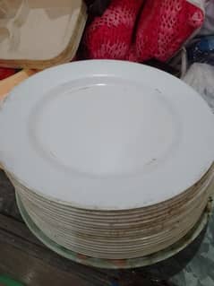 Biryani white plate