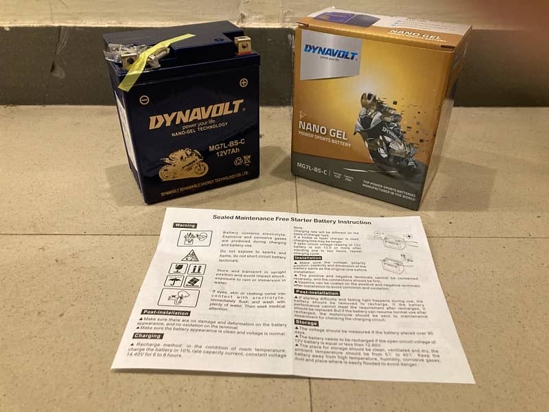 yokohama yuasa MOTOBAT DYNAVOLT battery for super sports cruise bikes 8