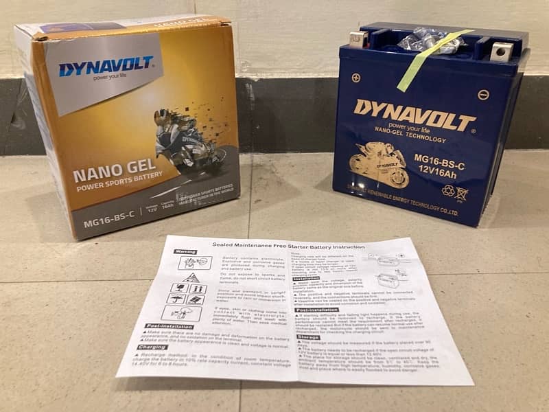 yokohama yuasa MOTOBAT DYNAVOLT battery for super sports cruise bikes 9